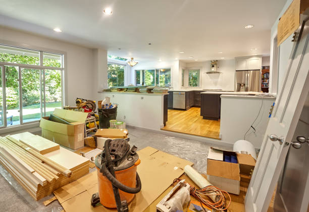 Professional Cabinet Installation technician working in Silverdale, WA